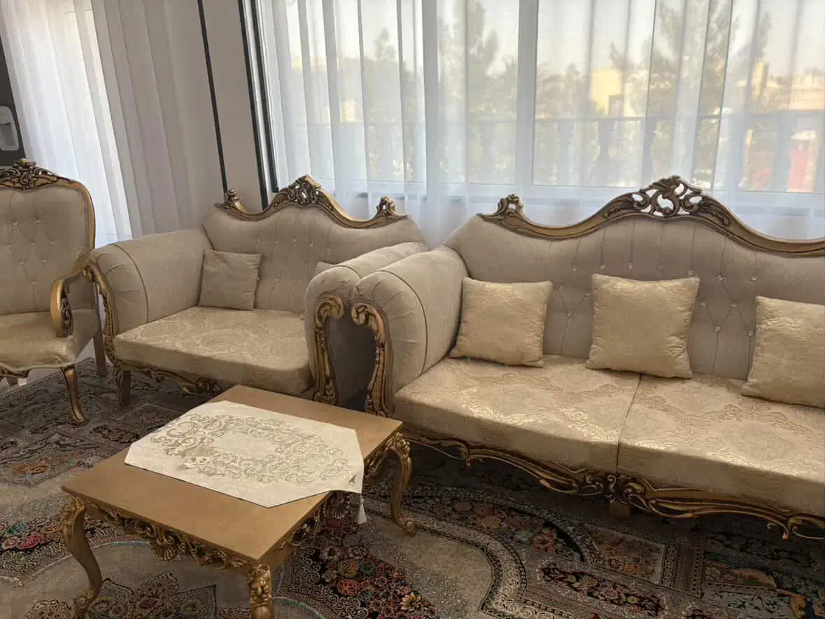 مبل ۷نفره|مبلمان خانگی و میز عسلی|بافق, |دیوار