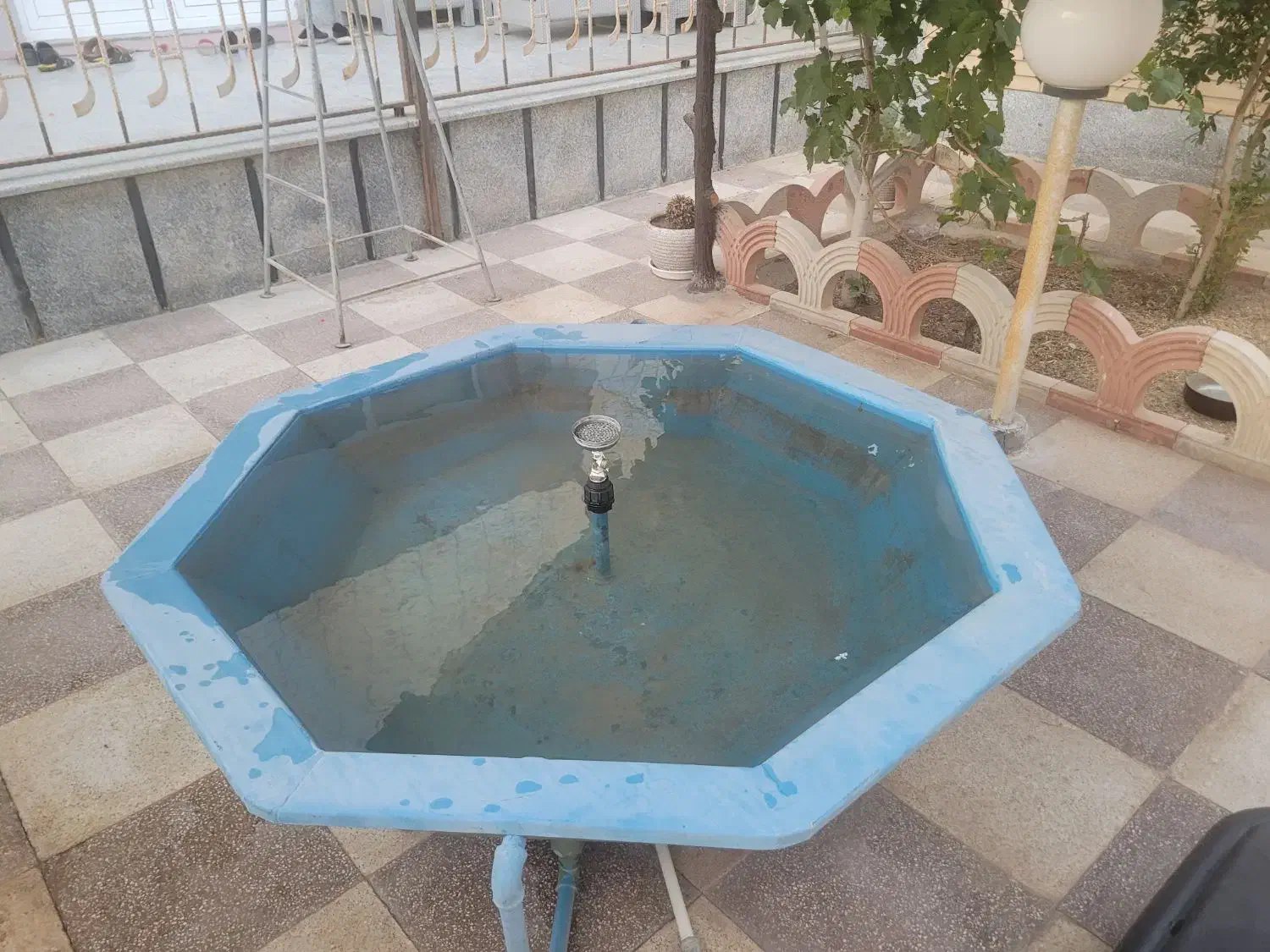 حوض ۸ ضلعی فلزی . کوهپایه اصفهان|مصالح و تجهیزات ساختمان|کوهپایه, |دیوار