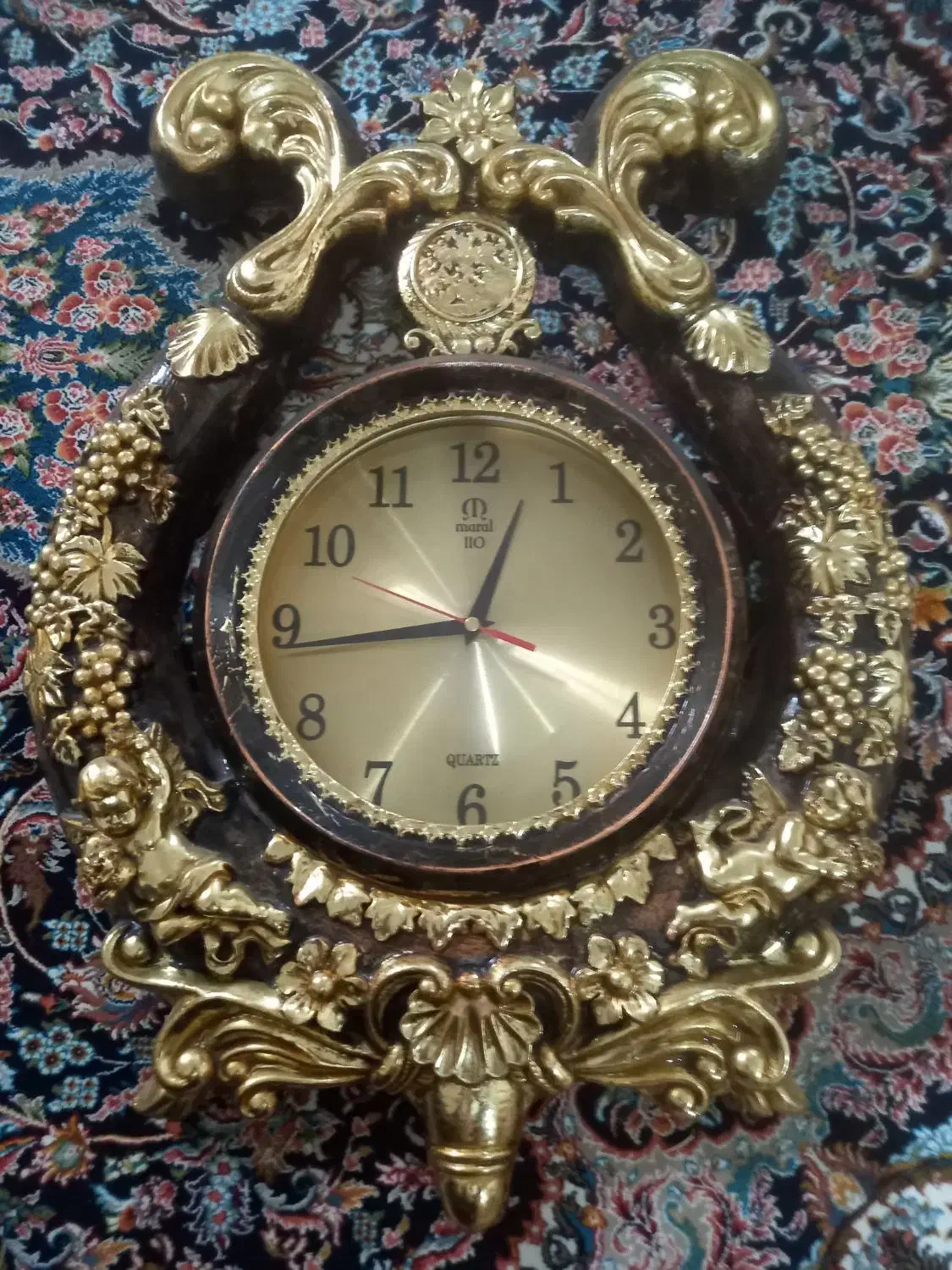 ساعت دیوارچوبی تزینی وحکاکی شده|ساعت دیواری و تزئینی|بروجرد, |دیوار