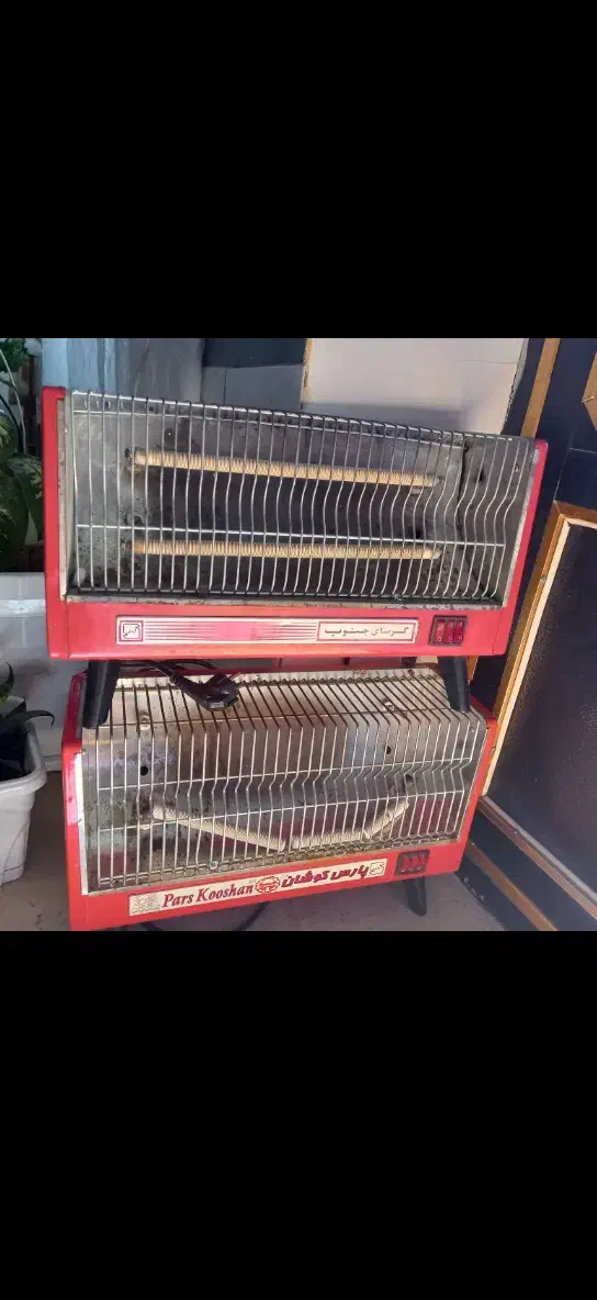 ۲عدد گرمازای برقی|بخاری، هیتر، شومینه|گوآور, |دیوار