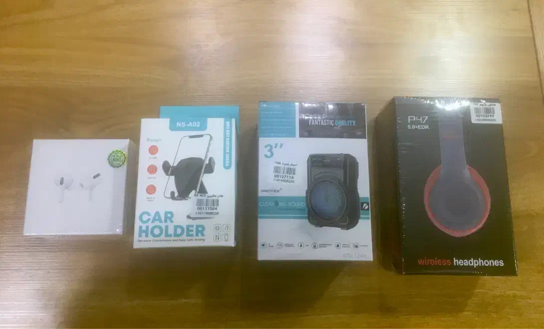 ۴ قلم لوازم جانبی موبایل روی هم فقط۹۹۰هزار تومان|لوازم جانبی موبایل و تبلت|رفسنجان, |دیوار