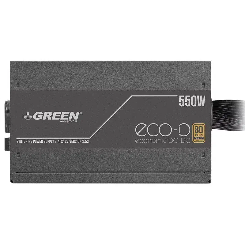 پاور 550 وات گرین Green GP550A-ECO D Bronze|قطعات و لوازم جانبی رایانه|نسیم‌شهر, |دیوار
