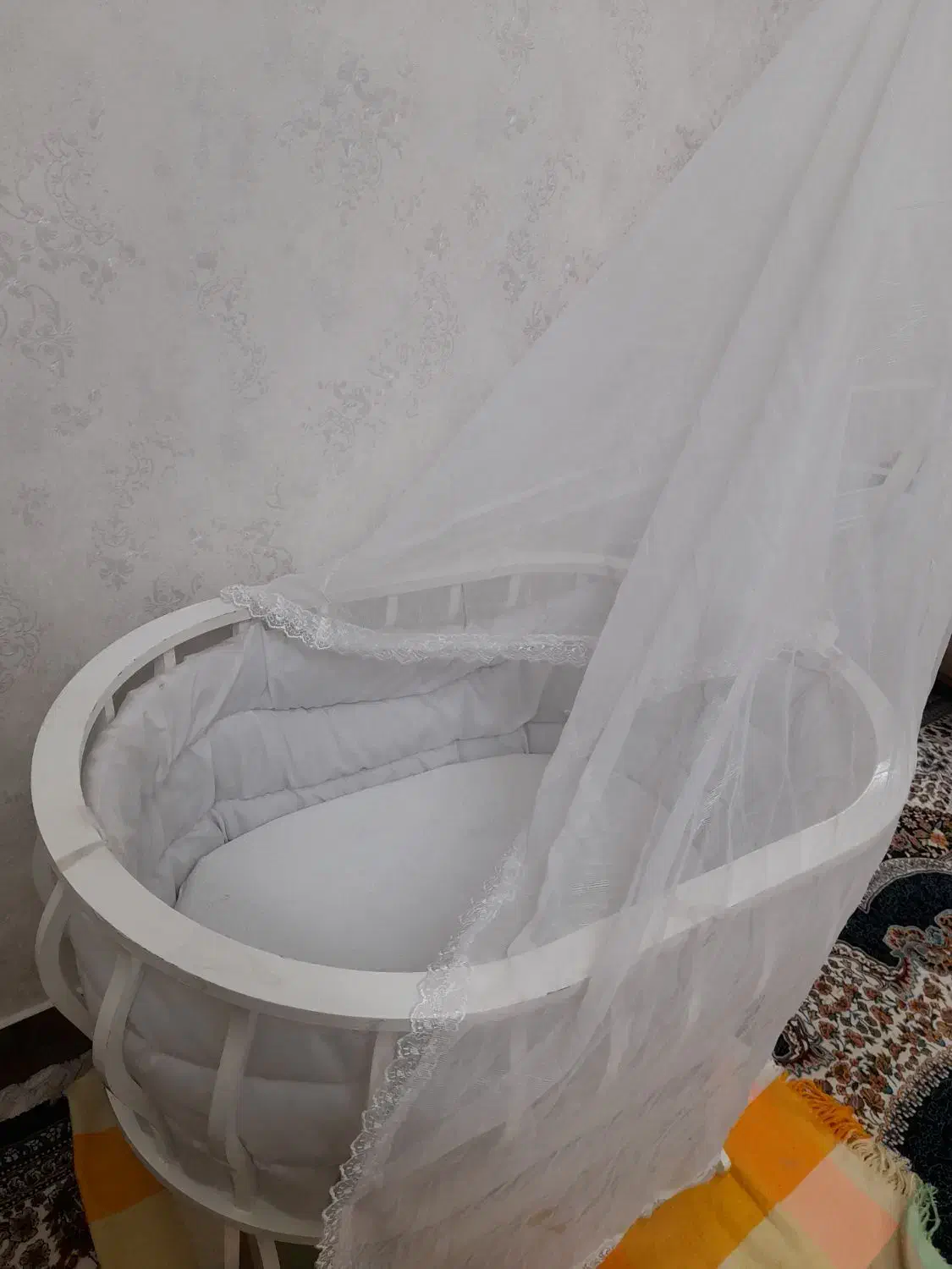 گهواره چوبی|تخت و صندلی بچه|محمدیه-قزوین, |دیوار