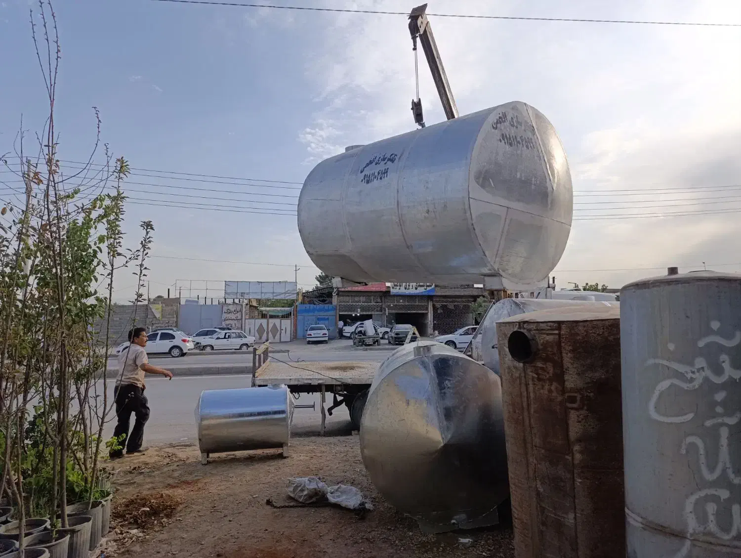 ساخت تانکر و مخزن ارسال فوری از مشهد|مصالح و تجهیزات ساختمان|نیمروز, |دیوار