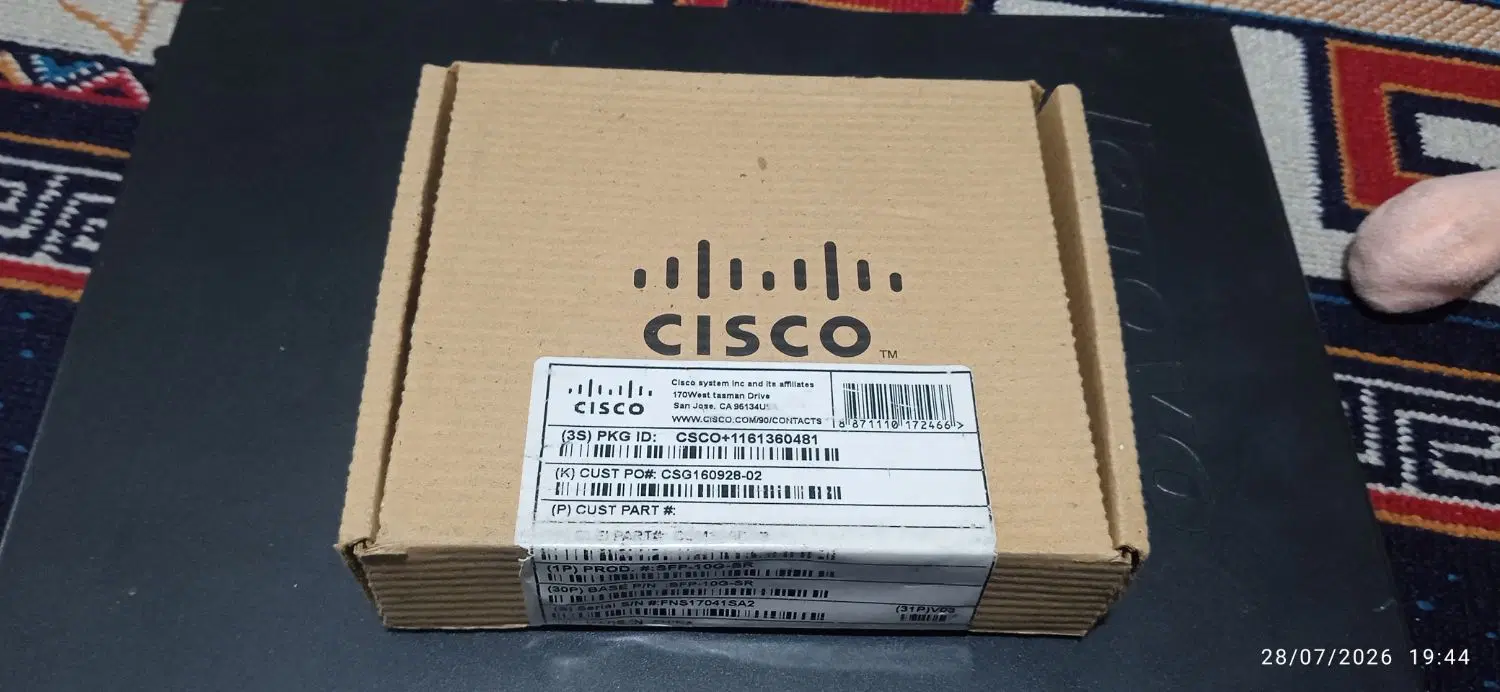 ماژول فیبرنوری سیسکو مدل SFP-10G-SR|مودم و تجهیزات شبکه|تهران, یاخجی آباد|دیوار