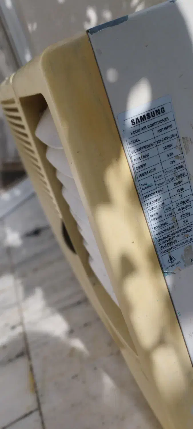 کولر پنجره سامسونگ با کنترل|کولر گازی و فن‌کوئل|آزادشهر, |دیوار