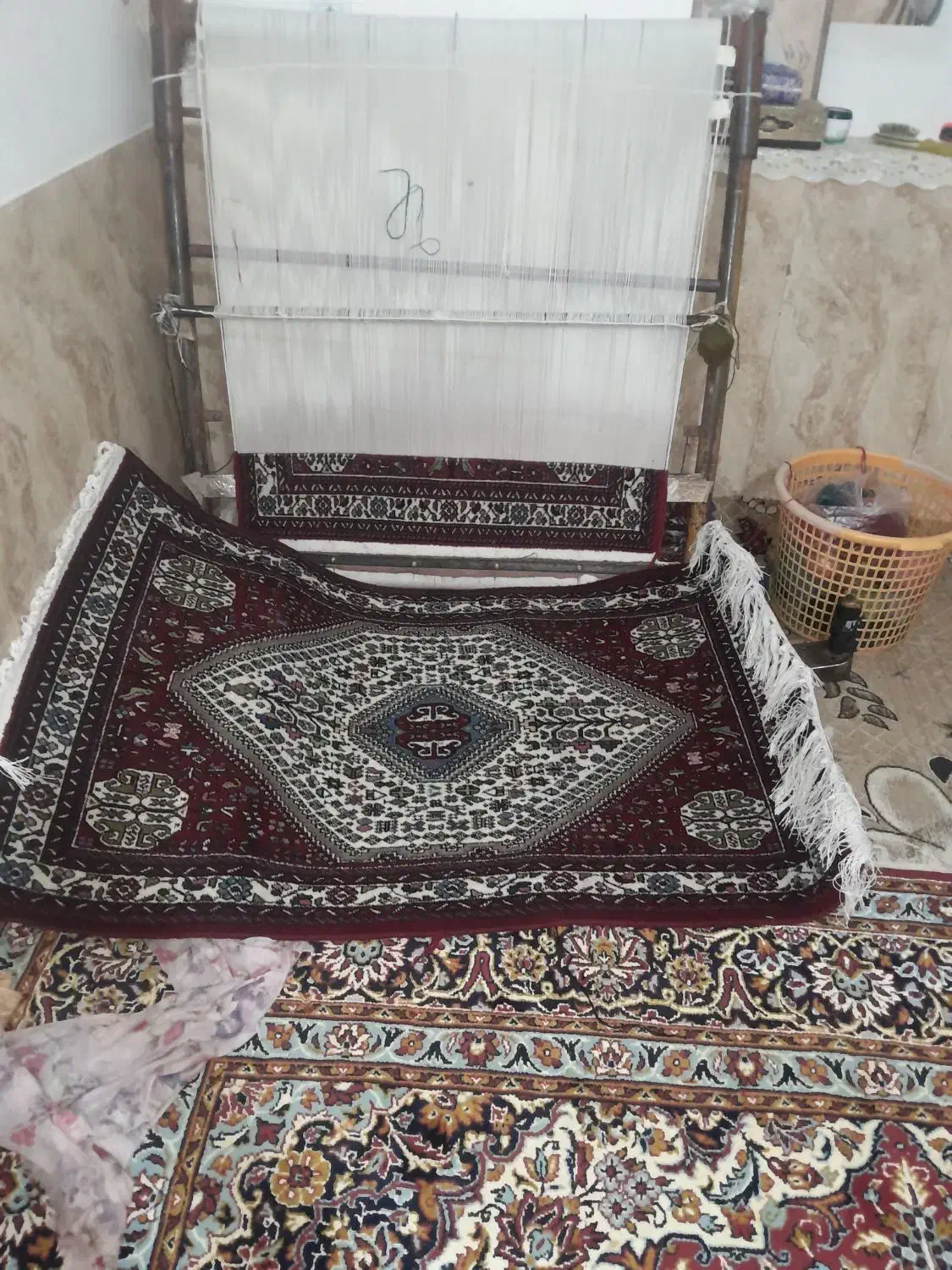 قلیچه دستباف کناره|تابلو فرش|رامشه, |دیوار