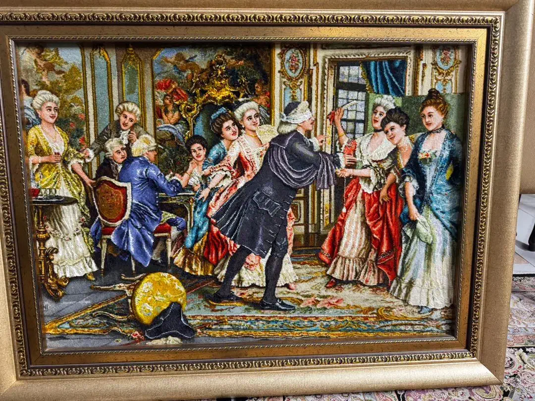 تابلو فرش دستبافت|تابلو فرش|پرند, فاز ۳|دیوار