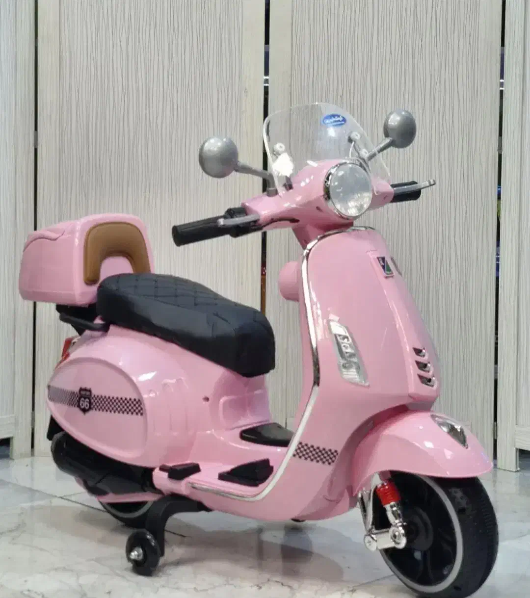 ماشین/موتور شارژی وسپا صورتی قسطی36ماهه کنترل دار|اسباببازی بچه|لنجان, |دیوار