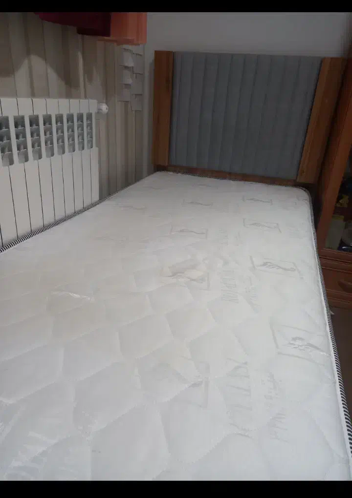 تخت یک نفره MDF|تخت و سرویس خواب|زرقان, |دیوار