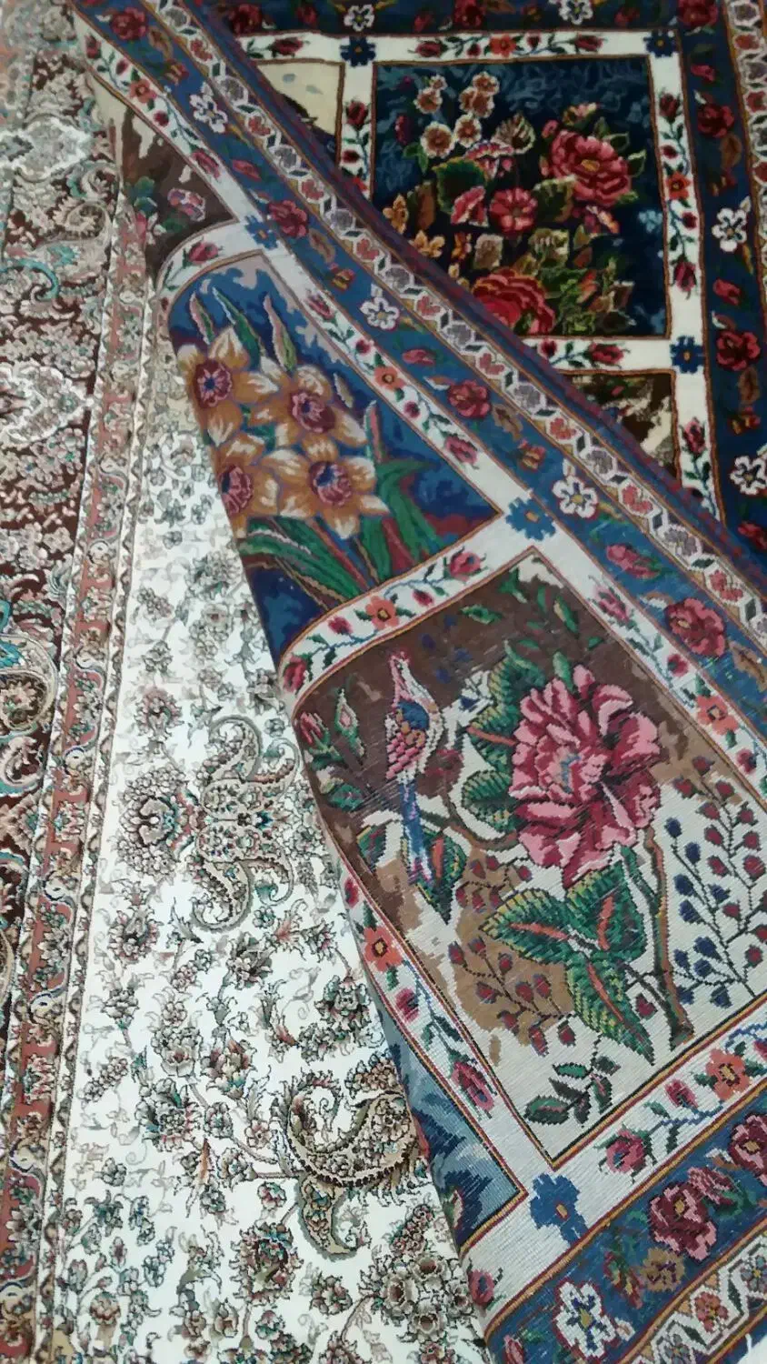 زرع و نیم دست بافت خشت شیدا|فرش|اصفهان, الهیه|دیوار