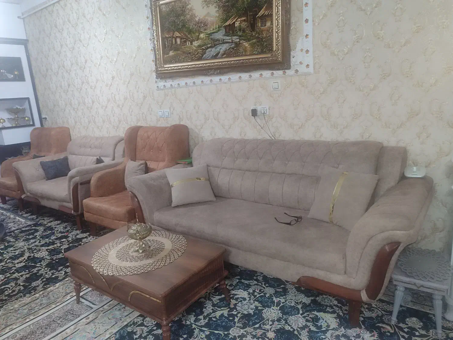 مبل 7 نفره|مبلمان خانگی و میز عسلی|سنندج, |دیوار