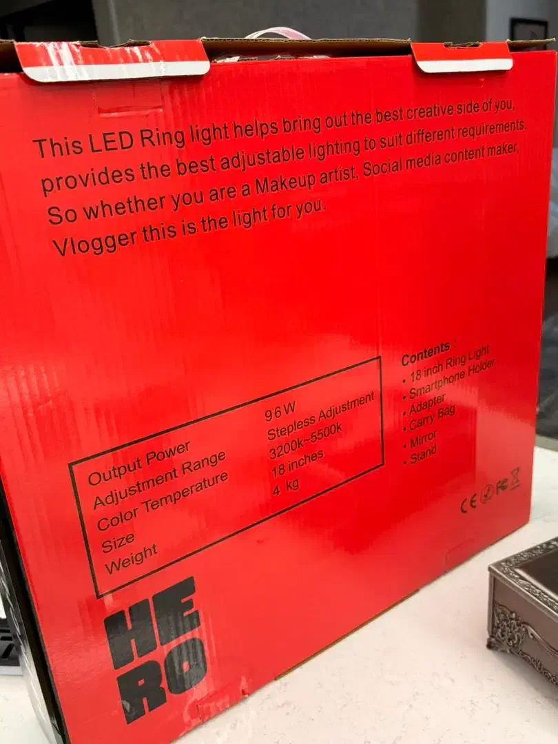 رینگ لایت نو سایز بزرگ|دوربین عکاسی و فیلم‌برداری|اصفهان, شاهزید|دیوار