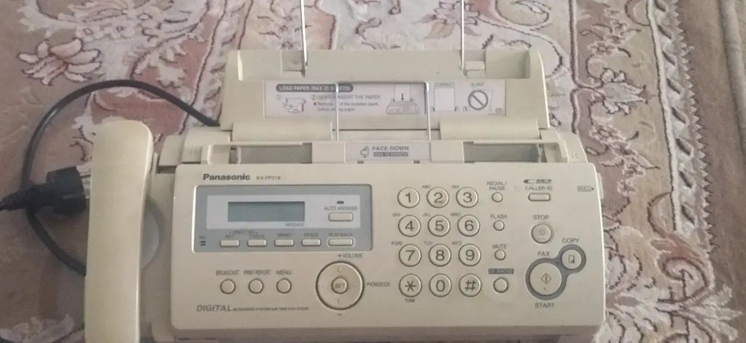 فکس کم کارکرد پاناسونیک|پرینتر، اسکنر، کپی، فکس|خرم‌آباد, |دیوار