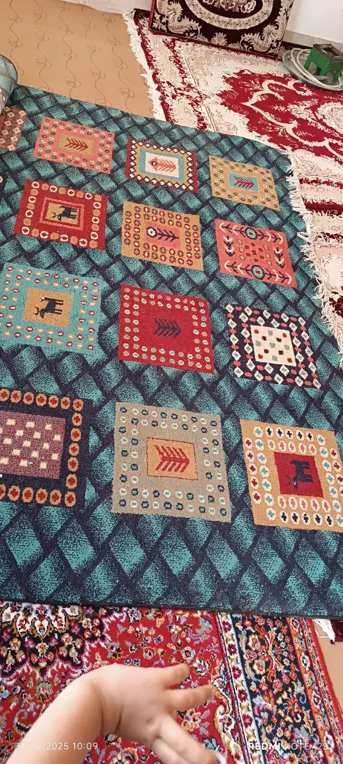 گلیم فرش|گلیم، جاجیم، گبه|کرمانشاه, |دیوار