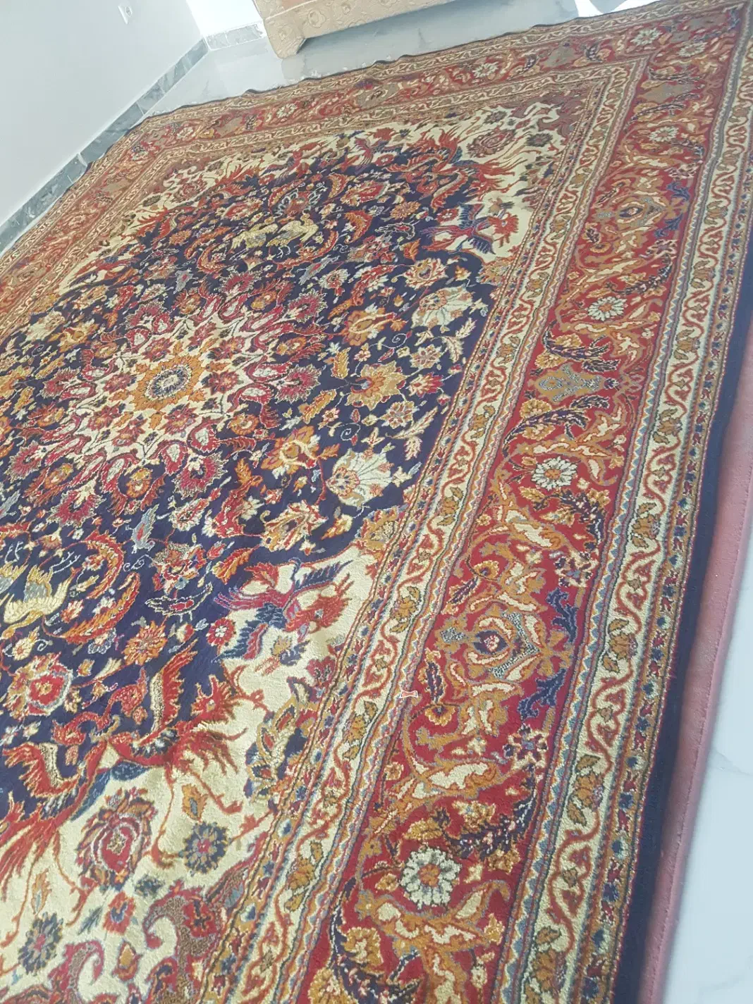 فرش دوازده متری .|فرش|اراک, |دیوار