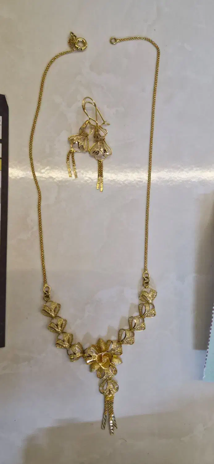 ست،سرویس طرح پنجشیر،گوشواره وگردنبند|جواهرات|مشهد, ثامن|دیوار