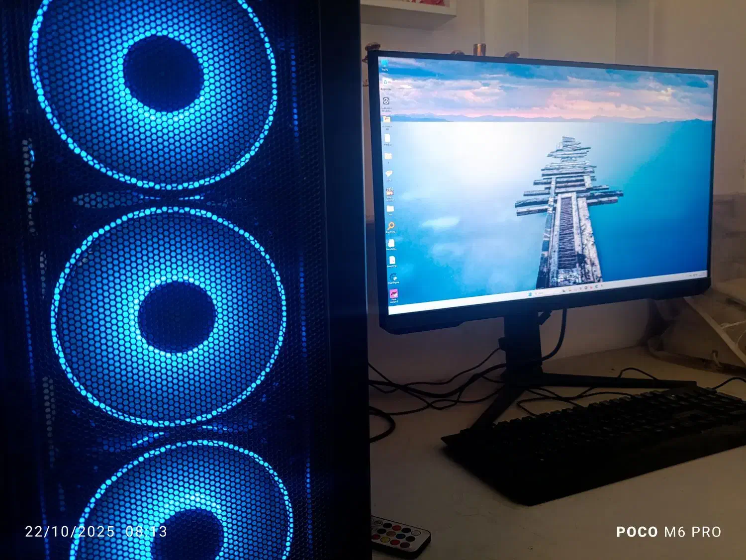 سیستم نسل ۱۳ همراه rtx 4070 مانیتور سامسونگ ۲k|رایانه رومیزی|میبد, |دیوار