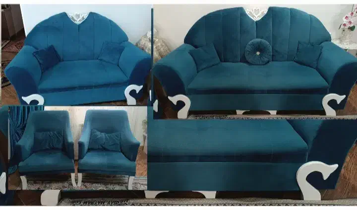 مبل ۷نفره|مبلمان خانگی و میز عسلی|صومعهسرا, |دیوار