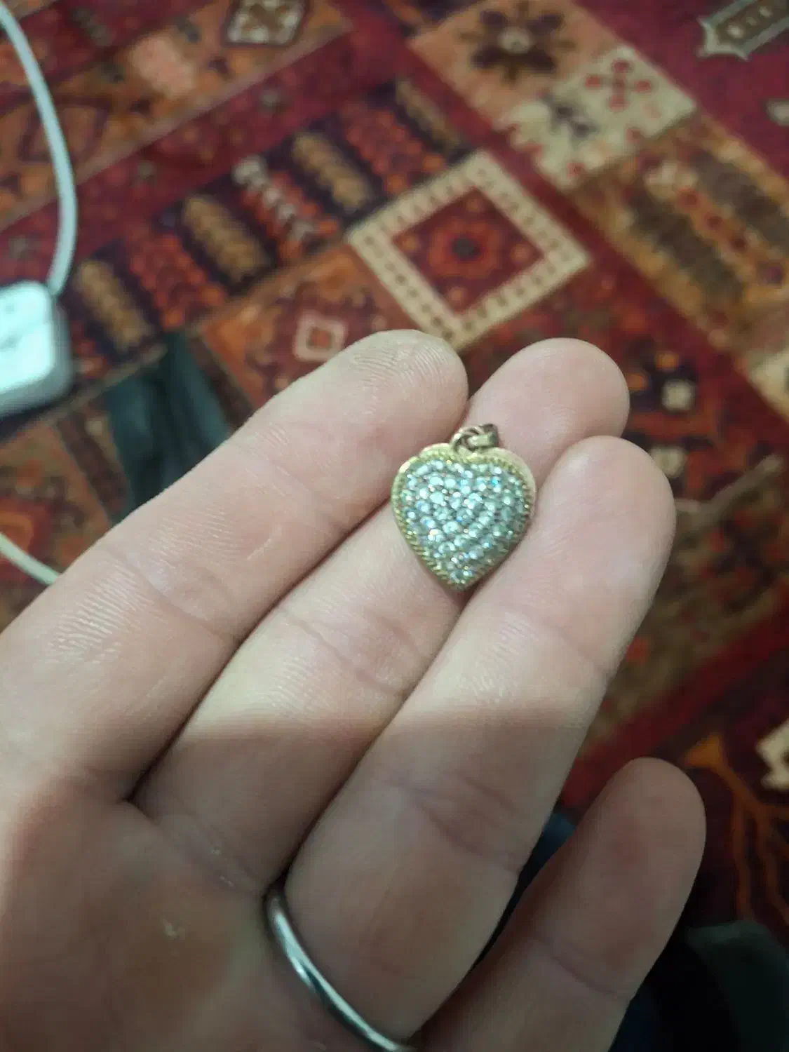 پلاک طلا باسنگ های برلیان|جواهرات|تالش, هشتپر|دیوار