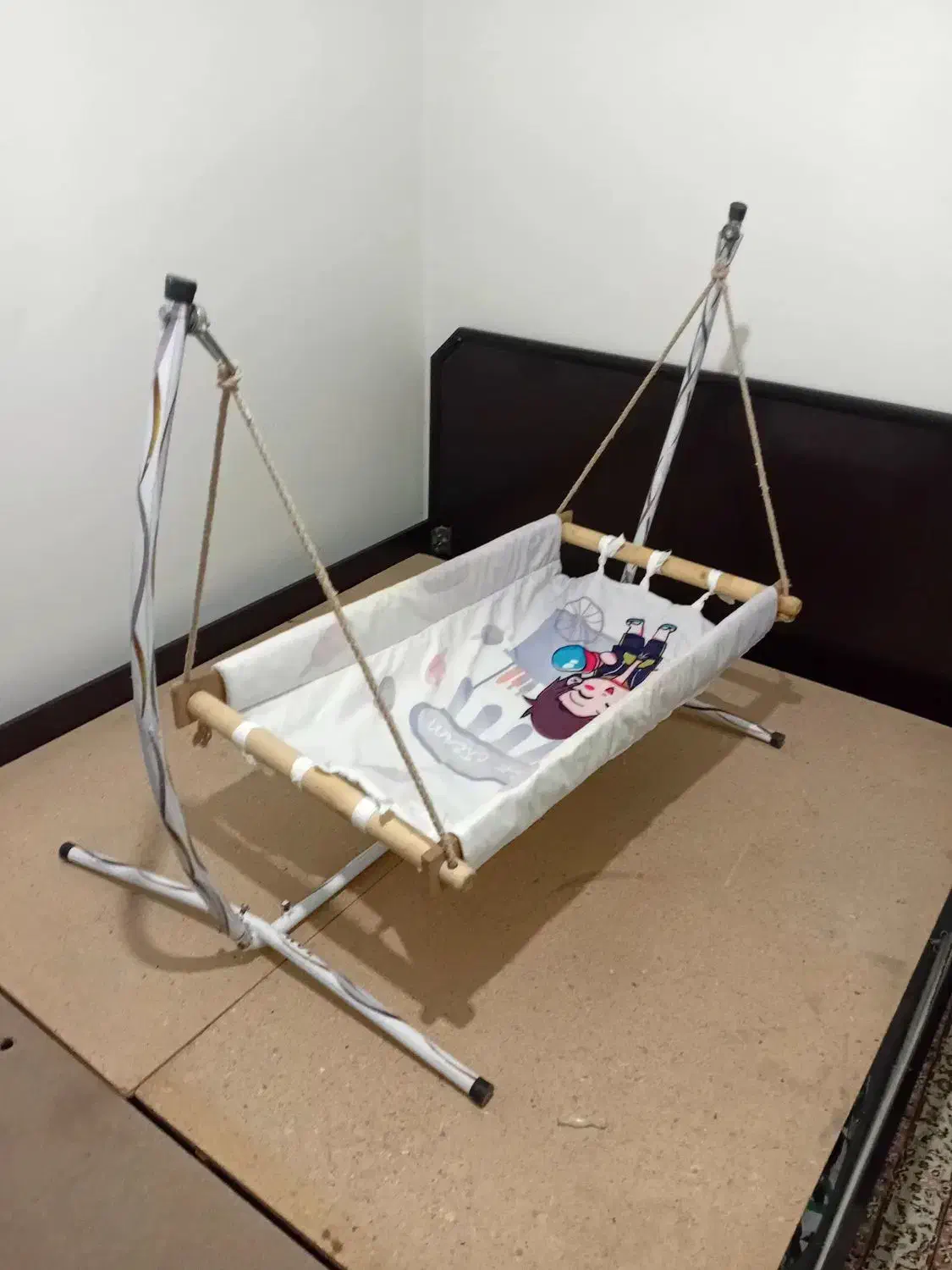 گهواره ننو  و گهواره کنار تخت مادر|تخت و صندلی بچه|تهران, شهرک زینبیه|دیوار