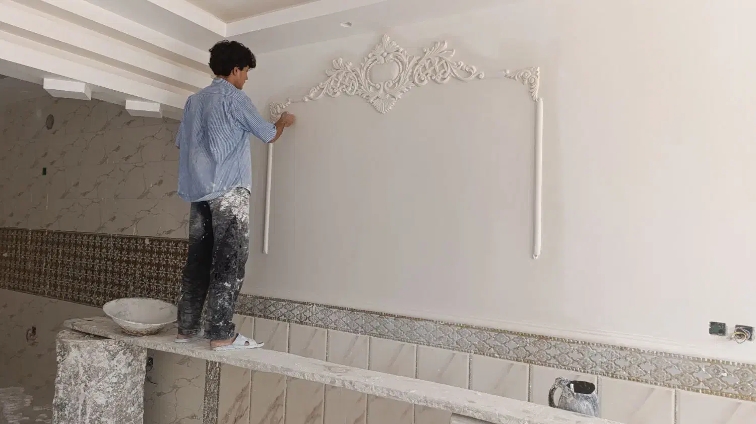 گچ کاری|خدمات پیشه و مهارت|زابل, |دیوار