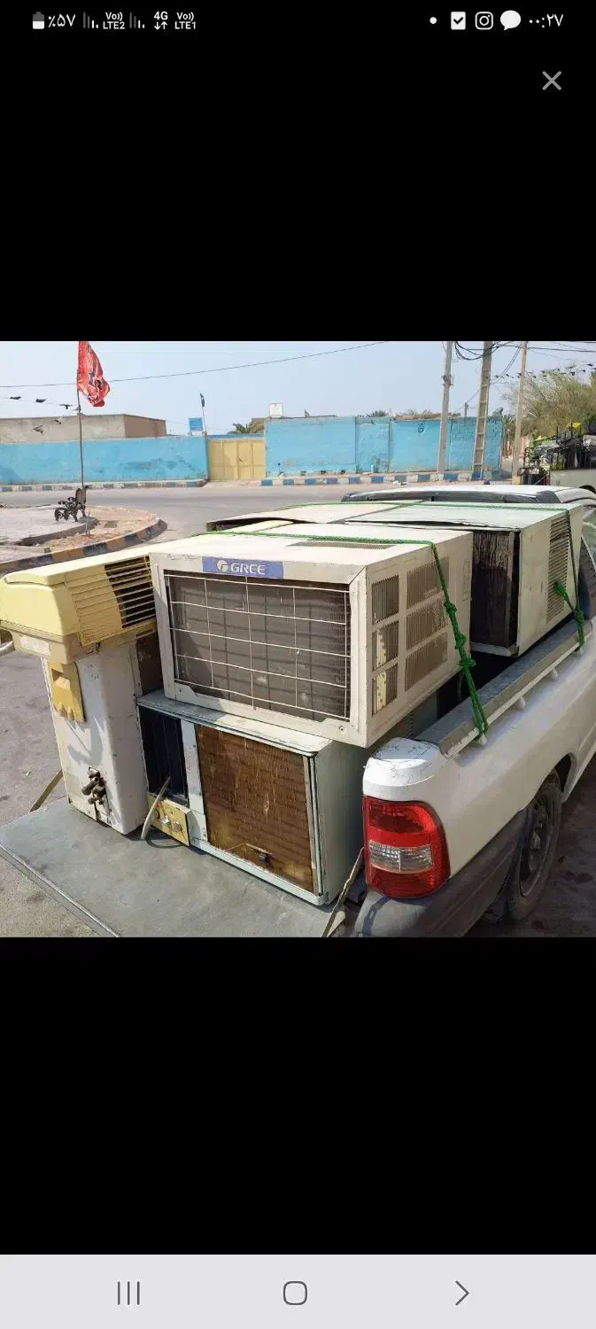 خرید و فروش کولرها پنجریی&۲۴ ساعته|کولر گازی و فن‌کوئل|خرمشهر, |دیوار