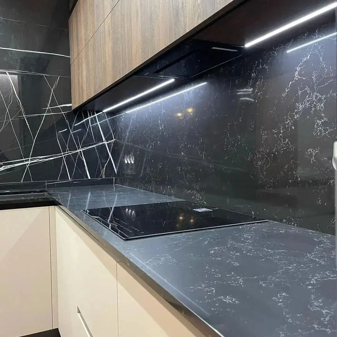 کابینت طرح چوب و سفید سوپر مات کد سفید۱۴|مصالح و تجهیزات ساختمان|اردبیل, |دیوار