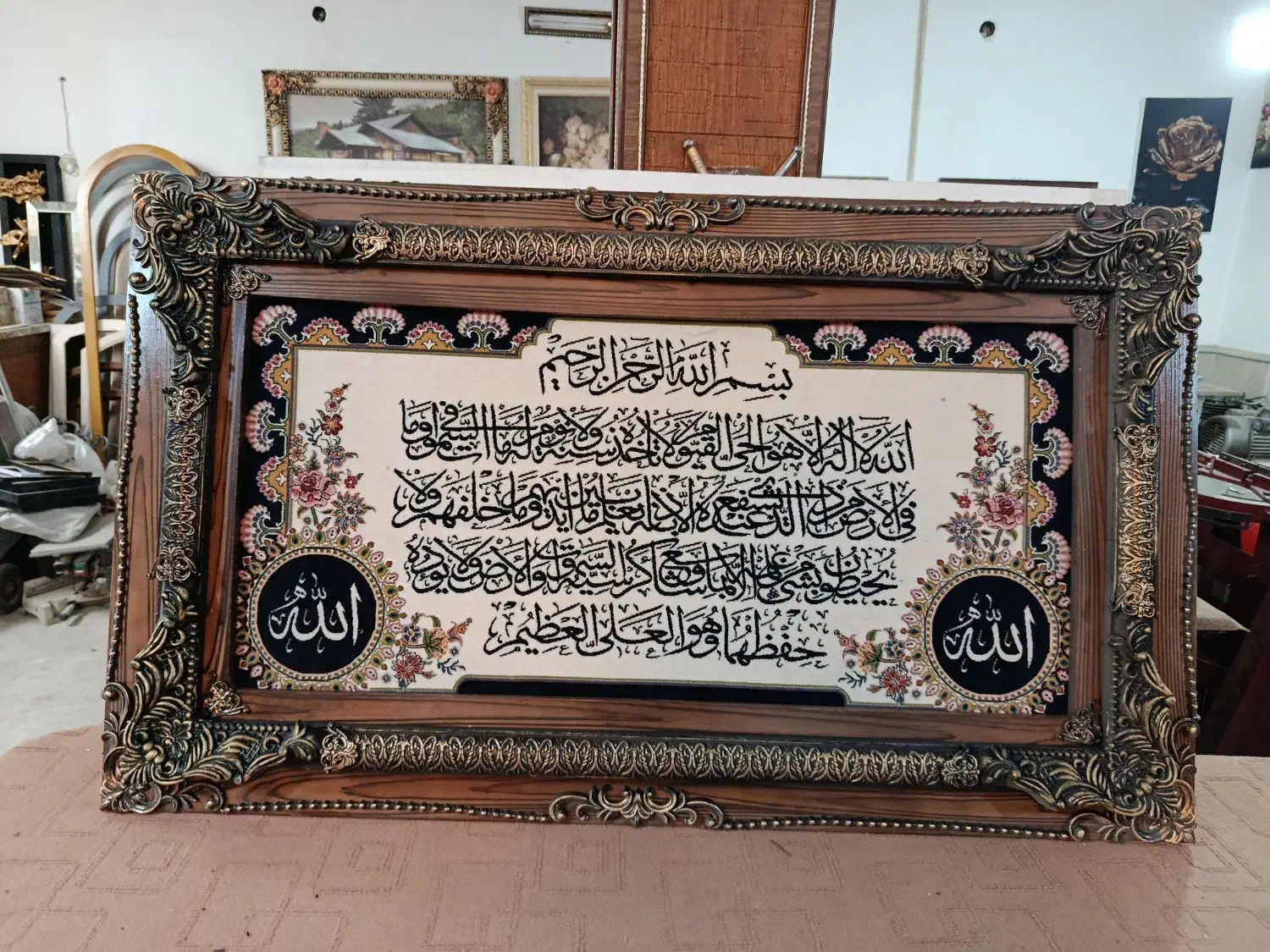 تابلو فرش 1200شانه|تابلو فرش|مشهد, نوده|دیوار