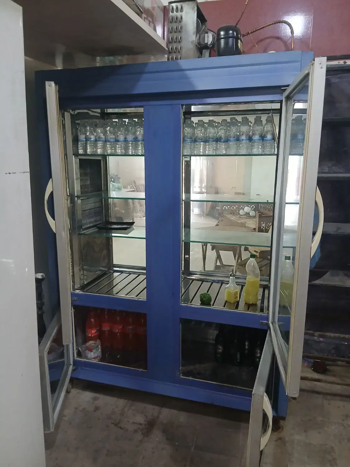 یخچال ویترینی دو درب بزرگ|یخچال و فریزر|محمدشهر, همایون ویلا|دیوار