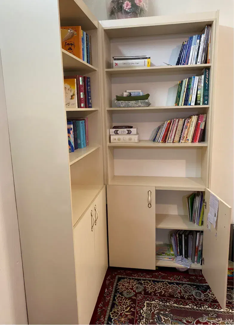 کمد کتاب|کتابخانه، شلف، قفسههای دیواری|مشهد, سرافرازان|دیوار