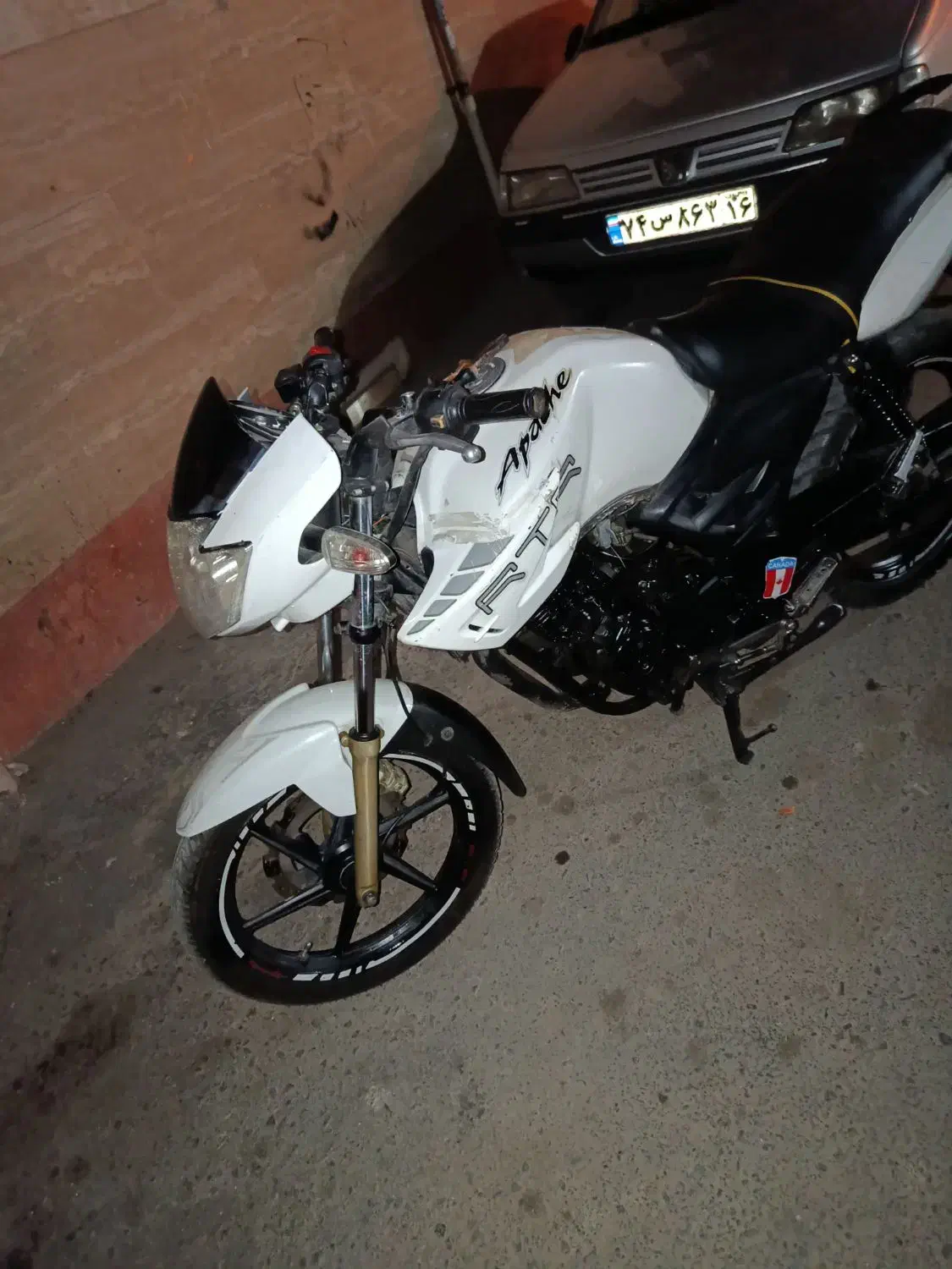 موتورسیکلت اپاچی ۱۸۰|موتورسیکلت|قم, علی آباد سعدگان|دیوار