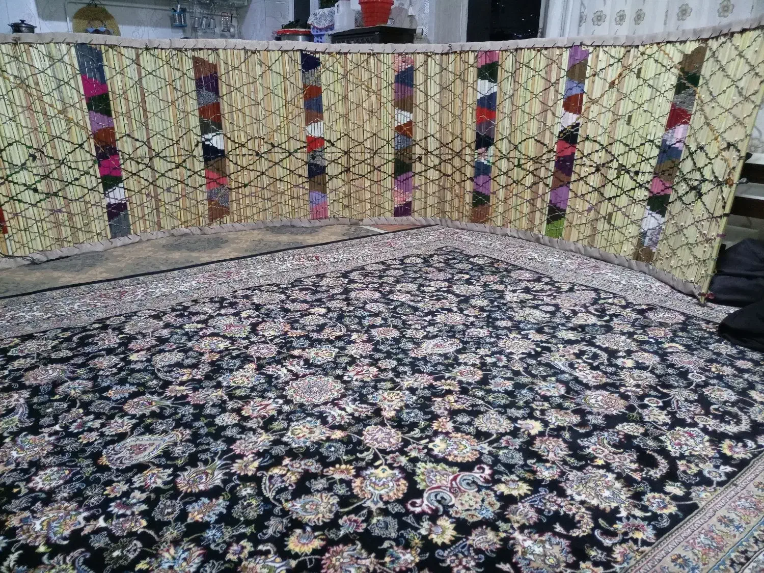 چیت|گلیم، جاجیم، گبه|سرپل ذهاب, |دیوار