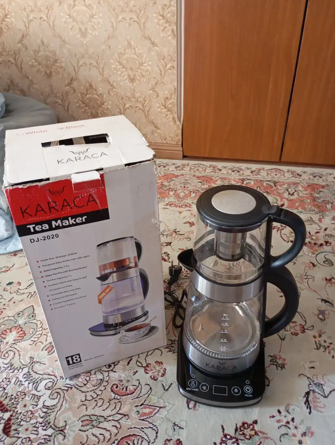 چای ساز کاراجا 2020|سماور، چایساز، قهوهساز|تهران, شهران جنوبی|دیوار