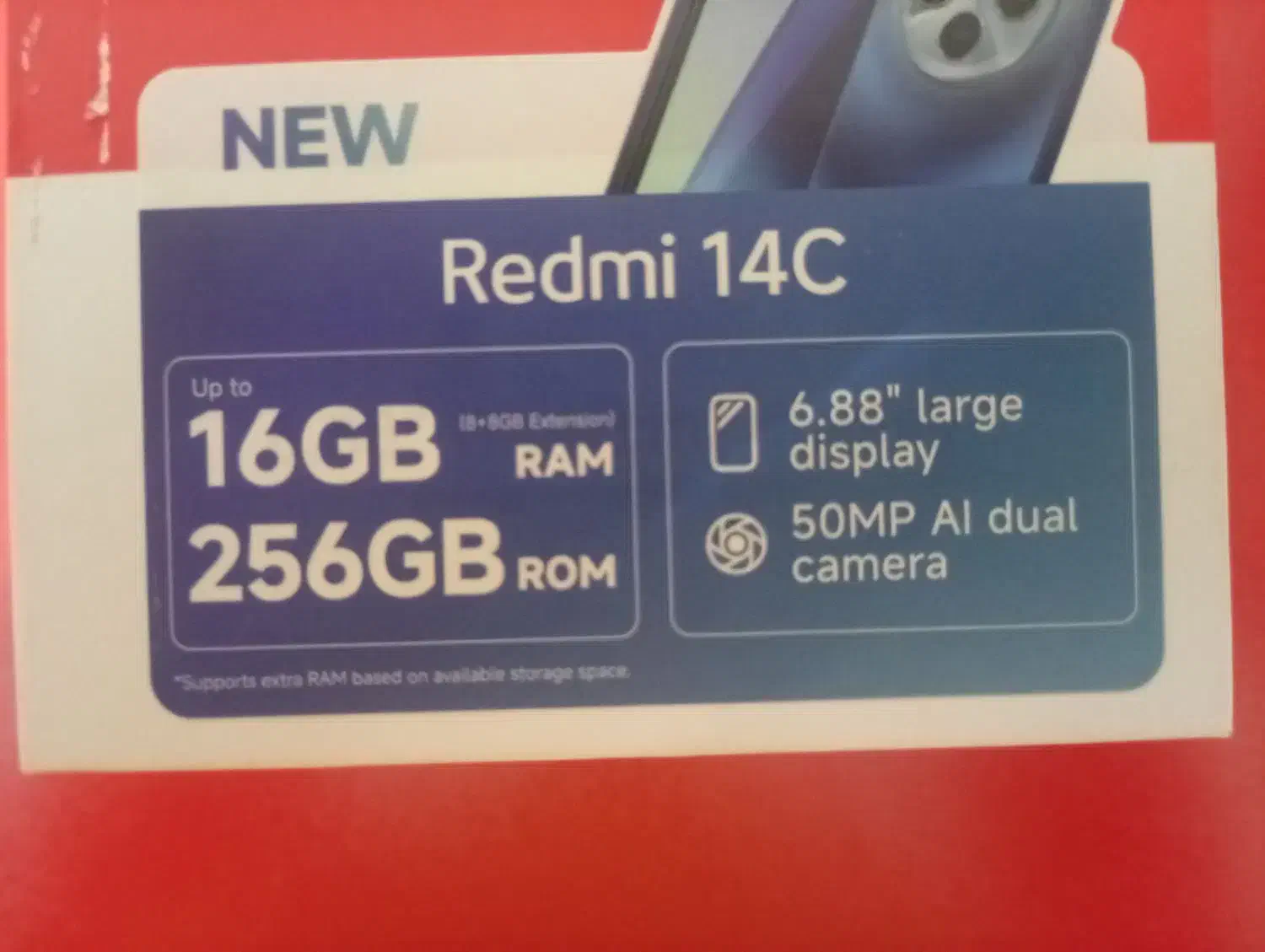 شیائومی Redmi 14c|موبایل|پرند, فاز ۵|دیوار