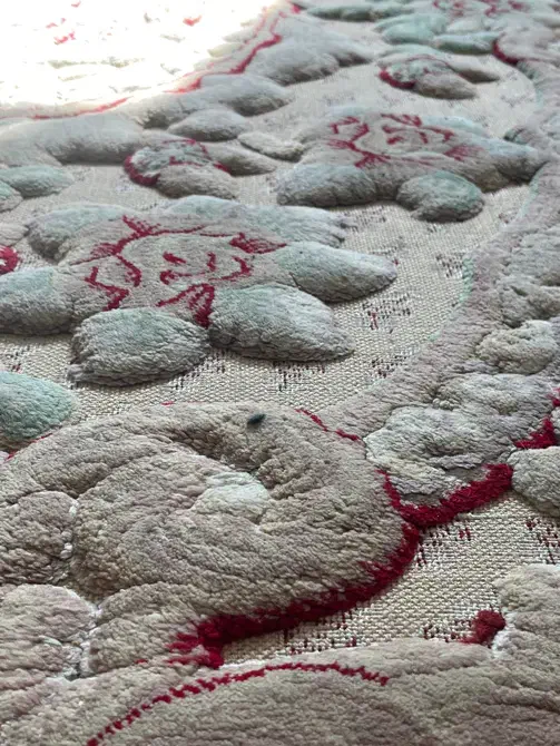 فرش ۳ متری بیضی شکل|فرش|تهران, حکیمیه|دیوار