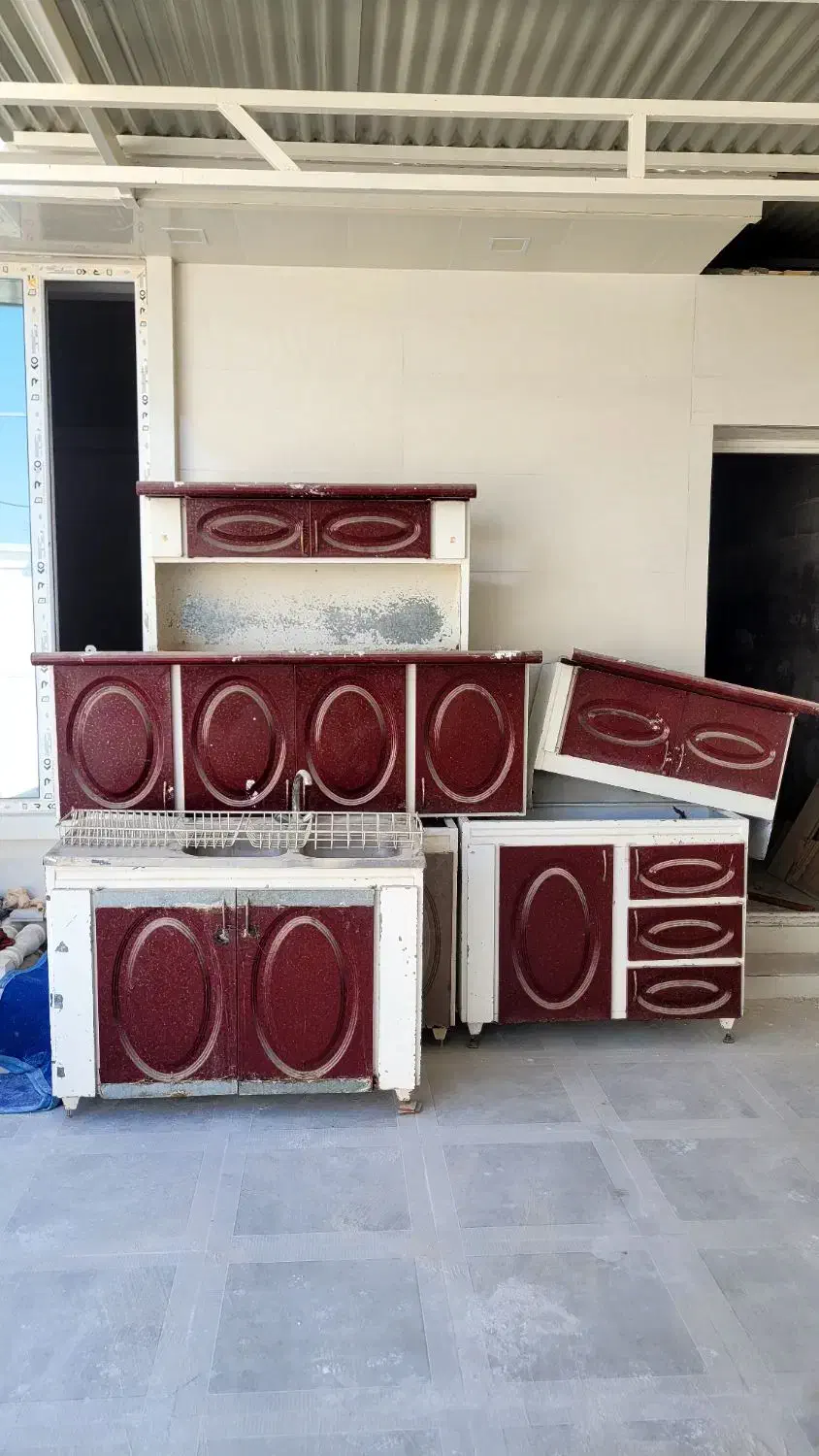 کابینت فلزی|مصالح و تجهیزات ساختمان|آبپخش, |دیوار