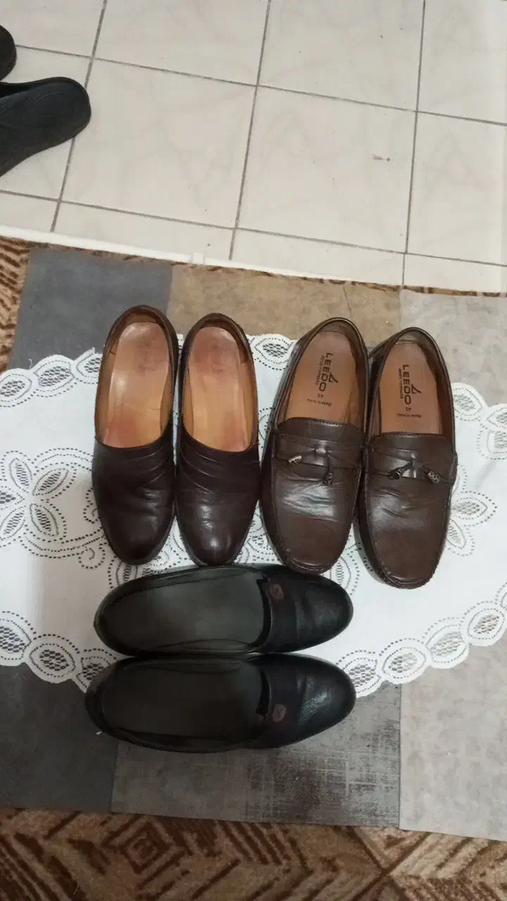 کفش های زنانه ومردانه چرم|کیف، کفش، کمربند|مراغه, |دیوار