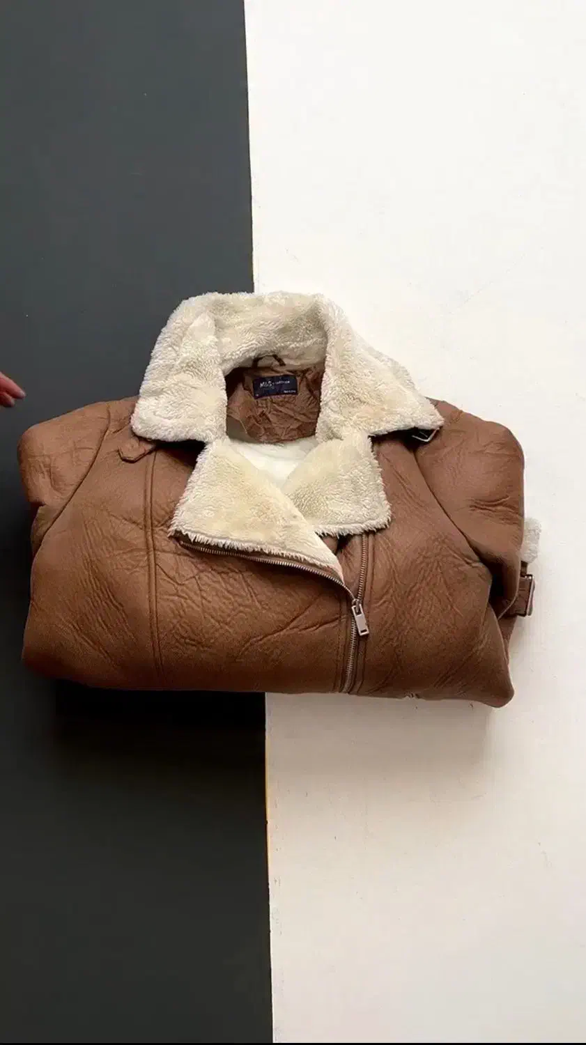 کت چرم بوفالو قهوه ای و مشکی لارج|لباس|تهران, ستارخان|دیوار