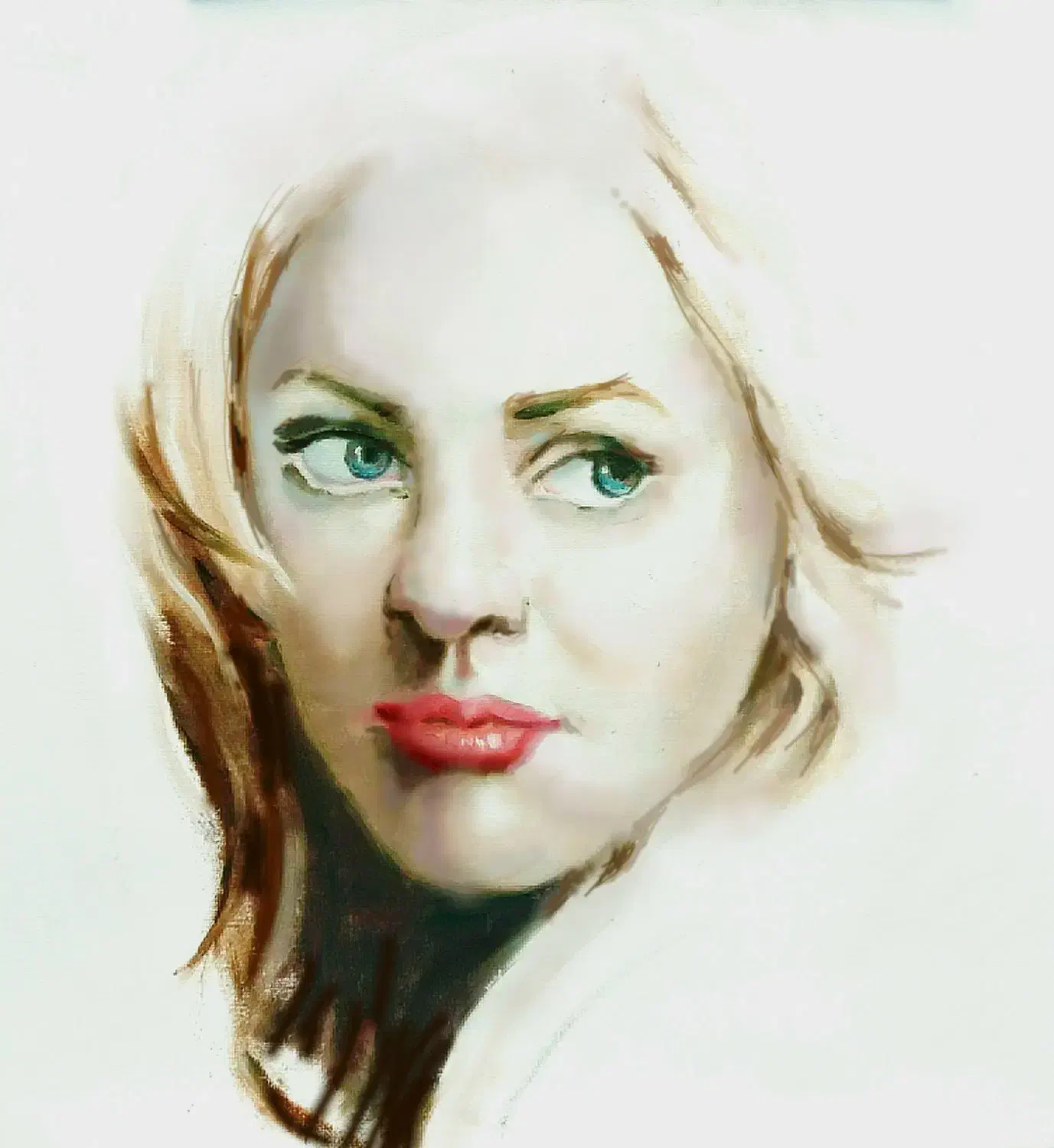 تابلو نقاشی رنگ روغن /سفارش تابلو نقاشی چهره|تابلو، نقاشی، عکس|تهران, آبشار تهران (دریاچه)|دیوار