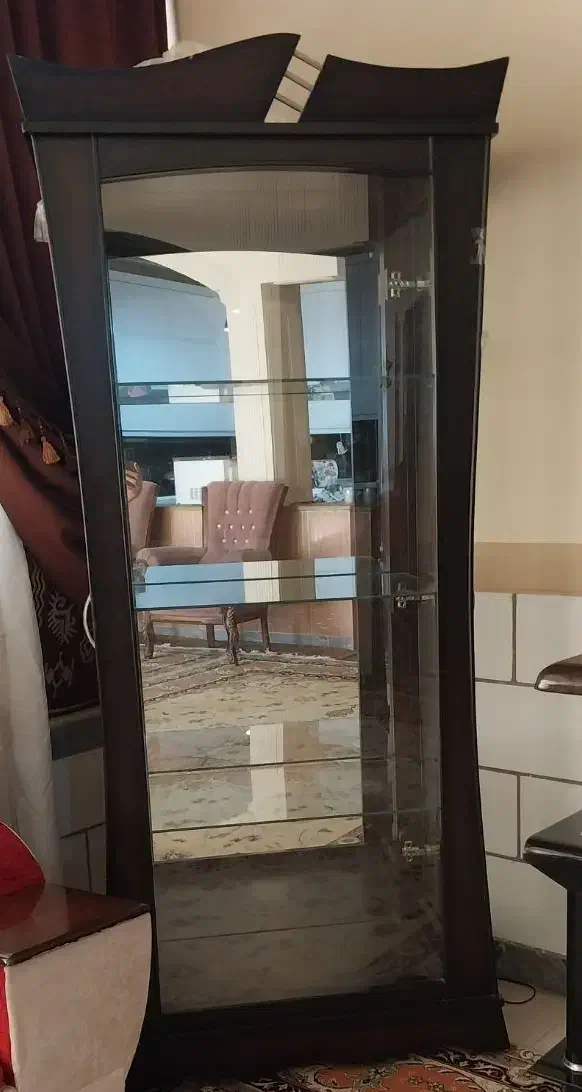 ویترین چوبی|بوفه، ویترین، کنسول|بروجن, |دیوار