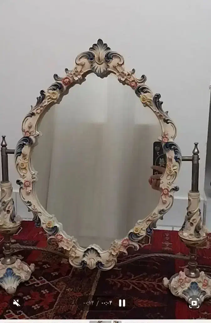 اینه وشمعدان قدیمی ایتالیایی|لوستر و چراغ آویز|تهران, کاج|دیوار