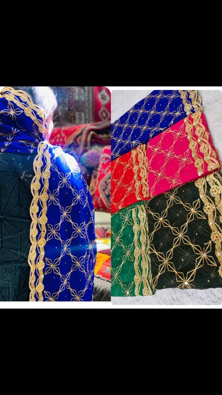 شال مجلسی حریر هندی|لباس|اصفهان, ارغوانیه|دیوار