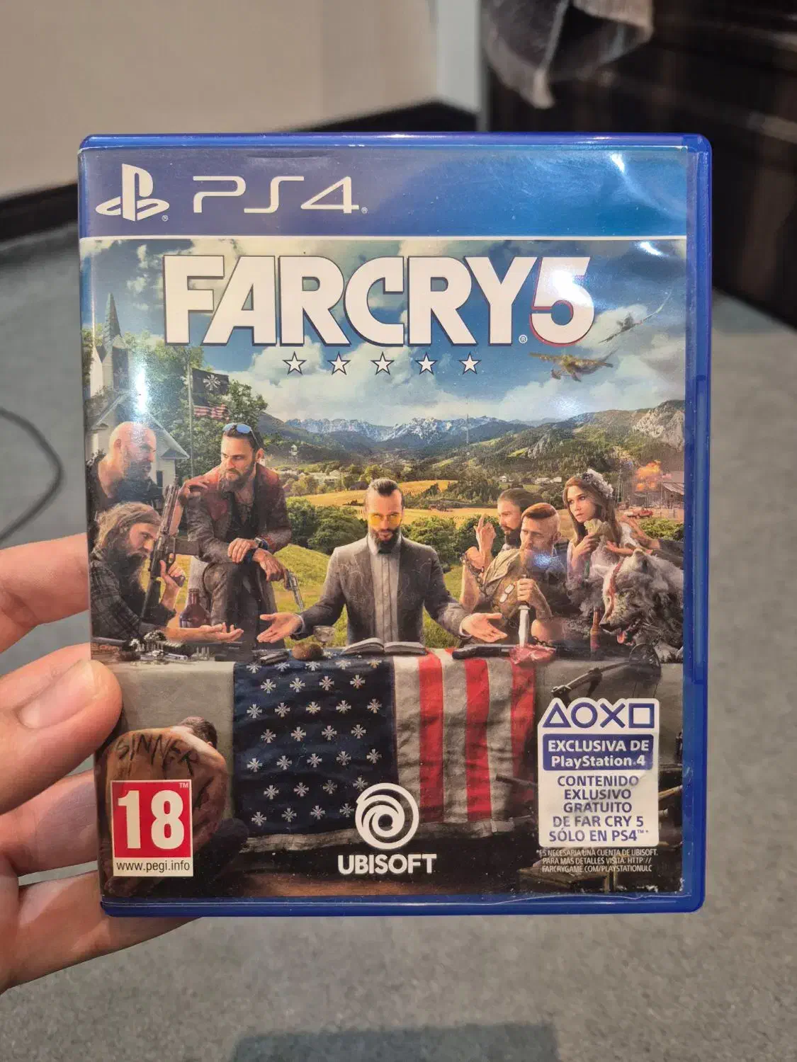 دیسک کارکرده بازی Farcry 5 برای PS4 و PS5|کنسول، بازی ویدئویی و آنلاین|قائم‌شهر, |دیوار