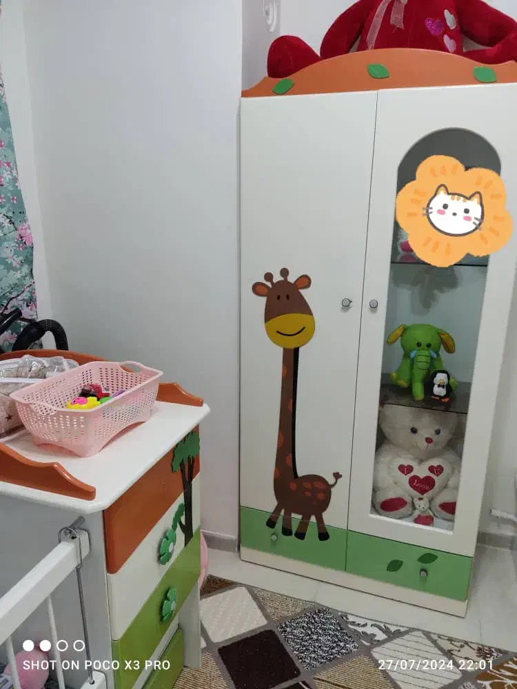 سرویس خواب کودک|تخت و سرویس خواب|اندیشه, اندیشه فاز ۵|دیوار