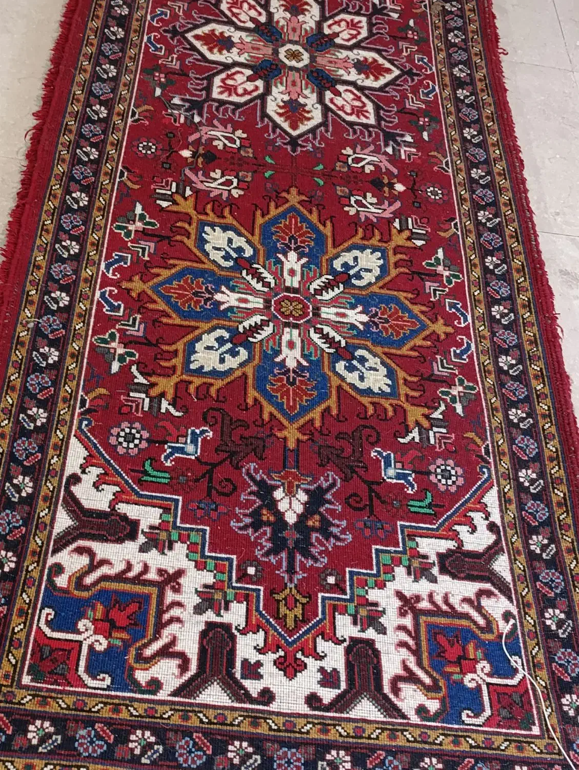 دو عددکناره دستبافت تازه از دارافتاده بدون پرداخت|فرش|تبریز, |دیوار