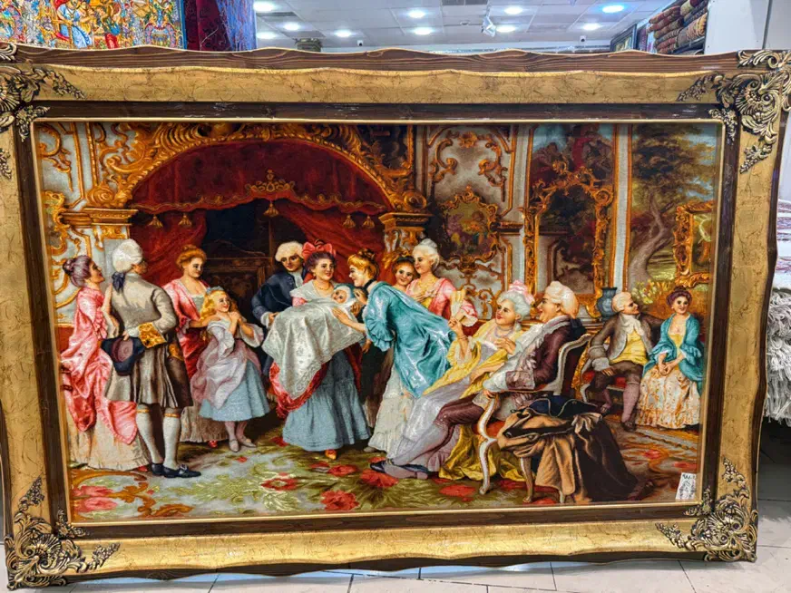 تابلو فرش تولد ۱.۸۰ در ۱.۲۰|تابلو فرش|تهران, باغ فیض|دیوار