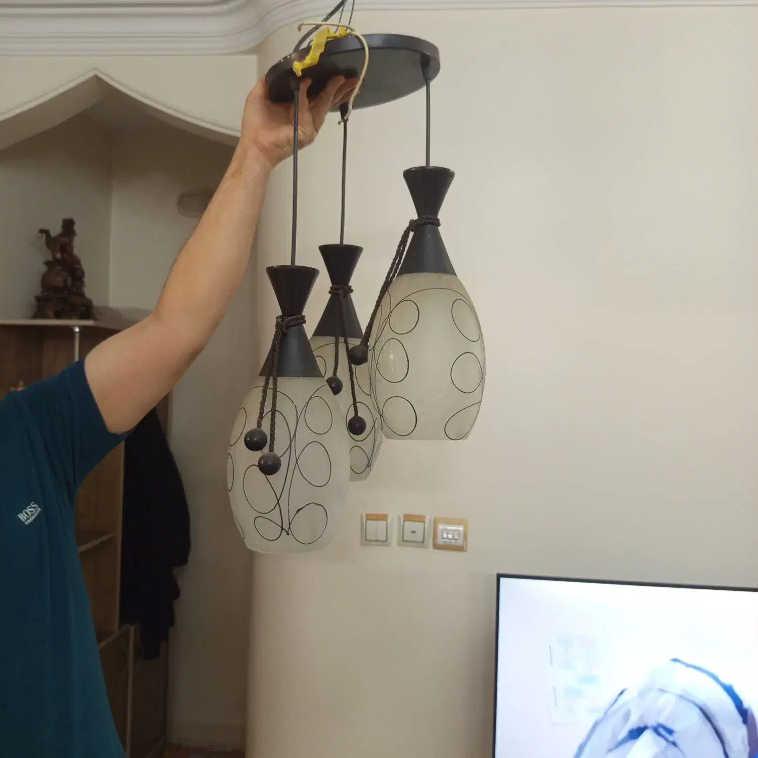 لوستر آشپزخانه|لوستر و چراغ آویز|تهران, بهداشت|دیوار