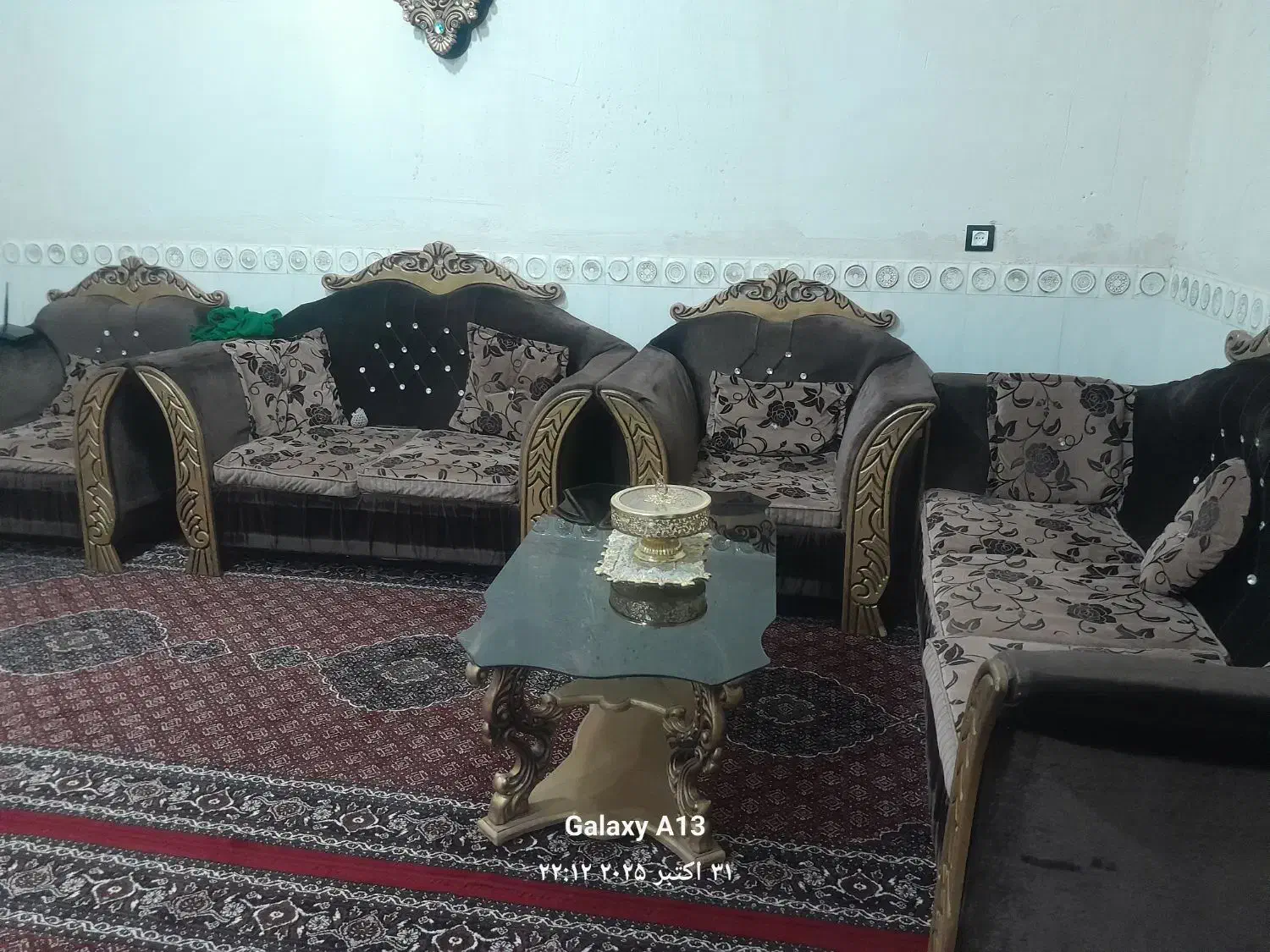 مبل۷ نفره|مبلمان خانگی و میز عسلی|ثلاث باباجانی, |دیوار