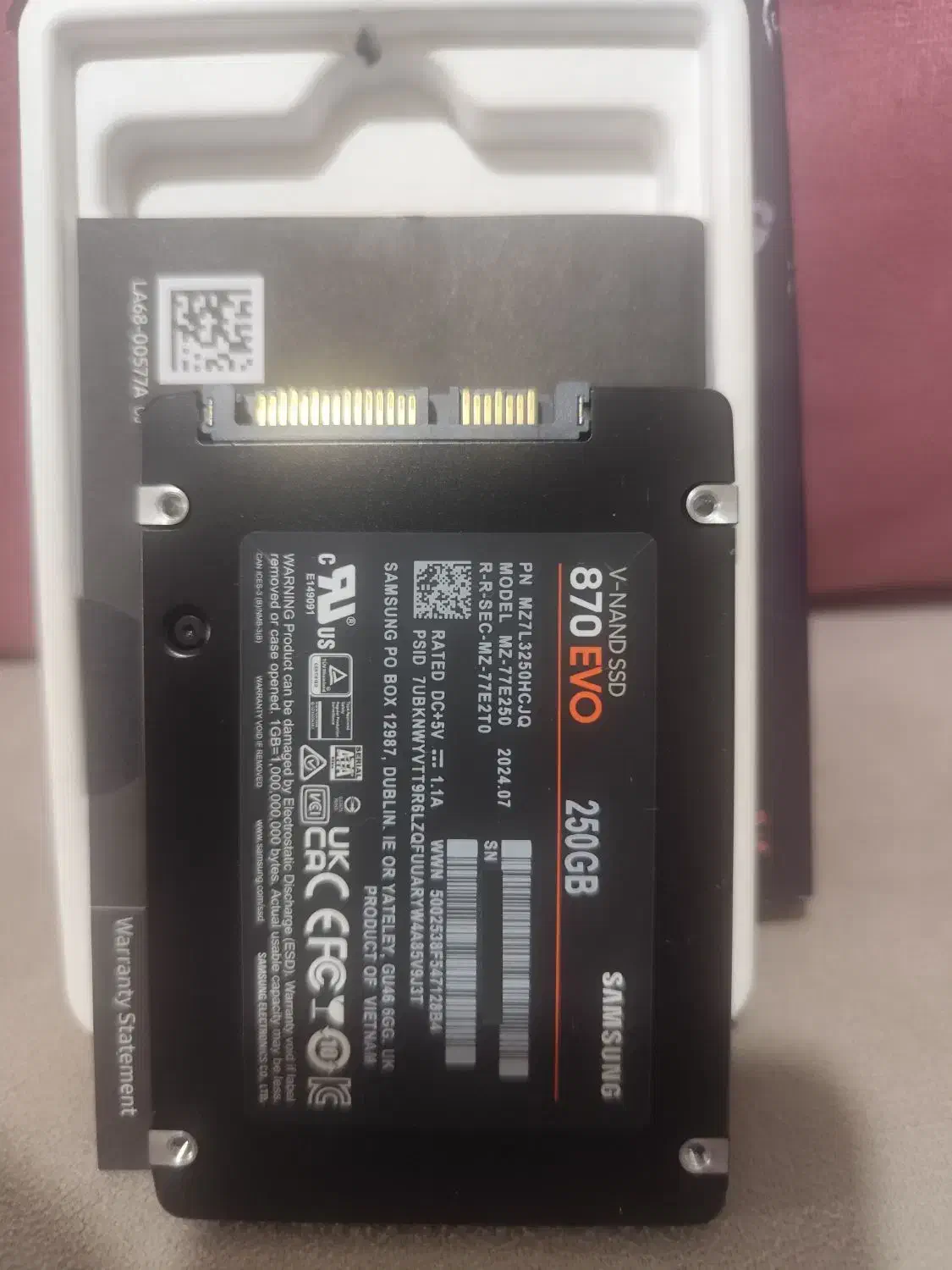 هارد اینترنال اس اس دی SSD مدل EVO 870 - 250 Gig|قطعات و لوازم جانبی رایانه|نهاوند, |دیوار